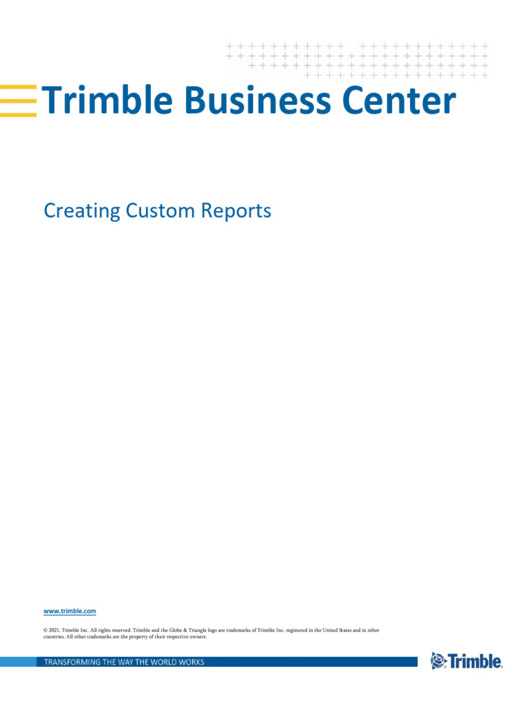 Creating Custom Reports | PDF | Microsoft Word | Computer File