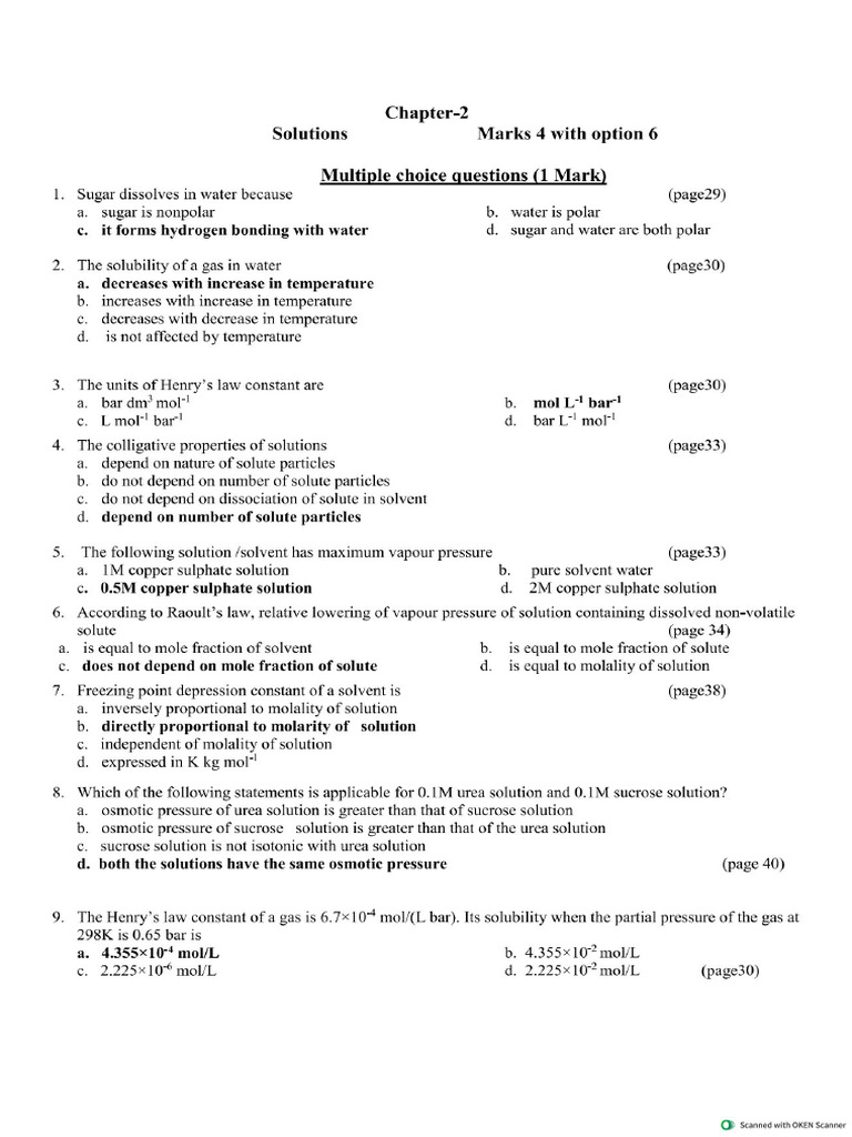 Solution Subjective QB | PDF