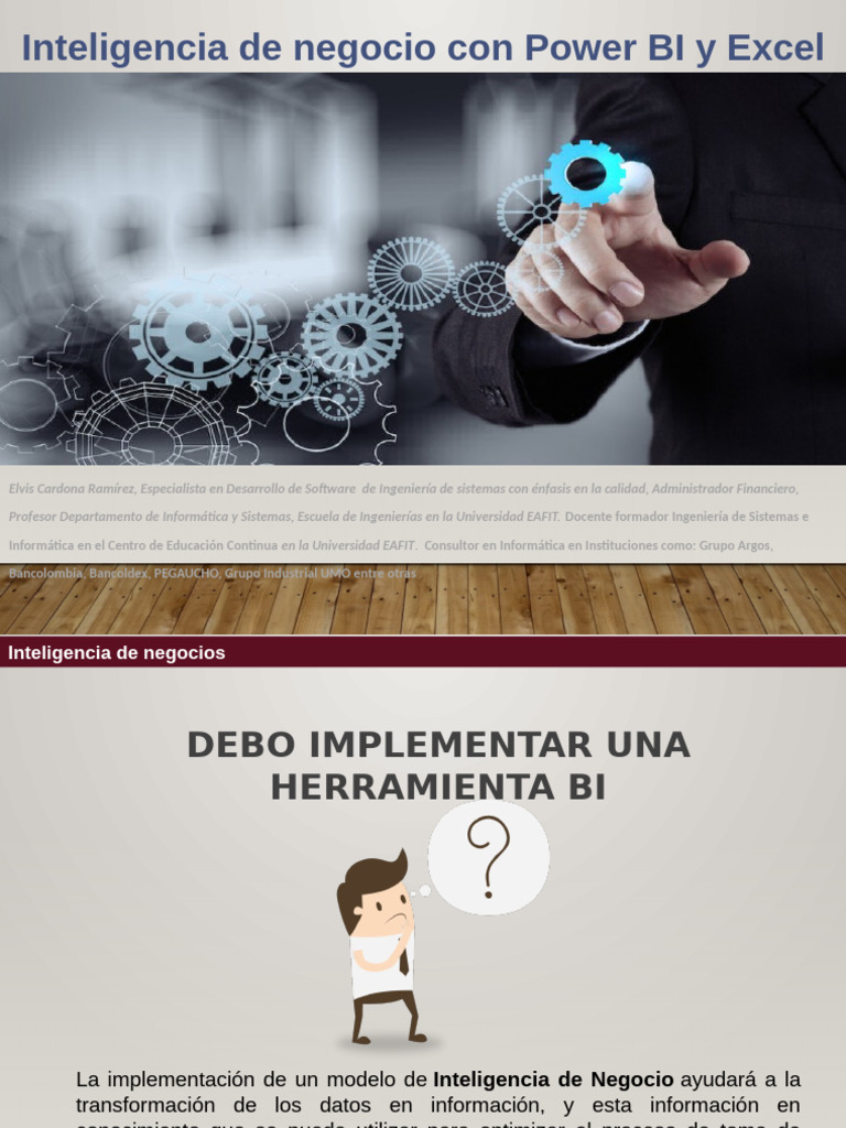 1 - Conceptos Básicos de BI y Operaciones ETL | PDF | Inteligencia de ...