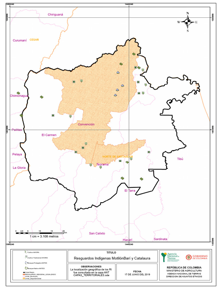 Resguardos Indígenas en Norte de Santander | PDF
