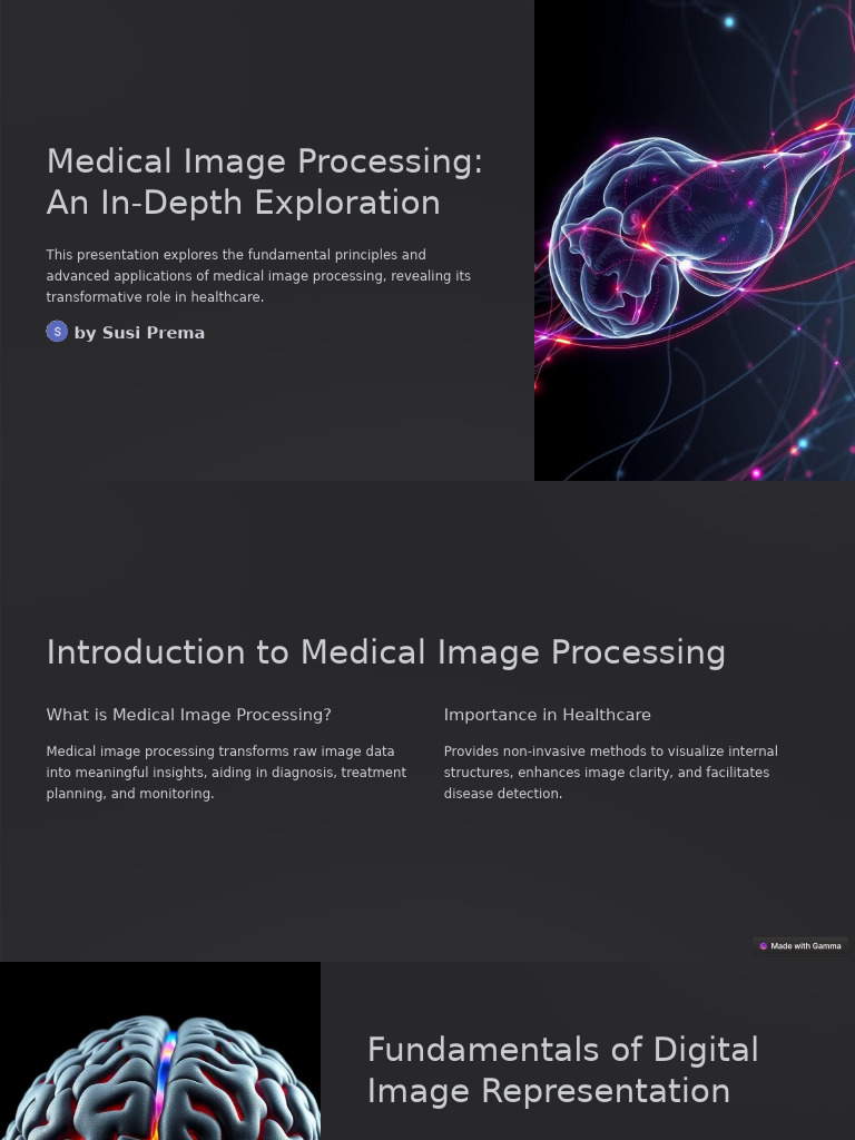 Medical Image Processing An in Depth Exploration | PDF | Medical ...