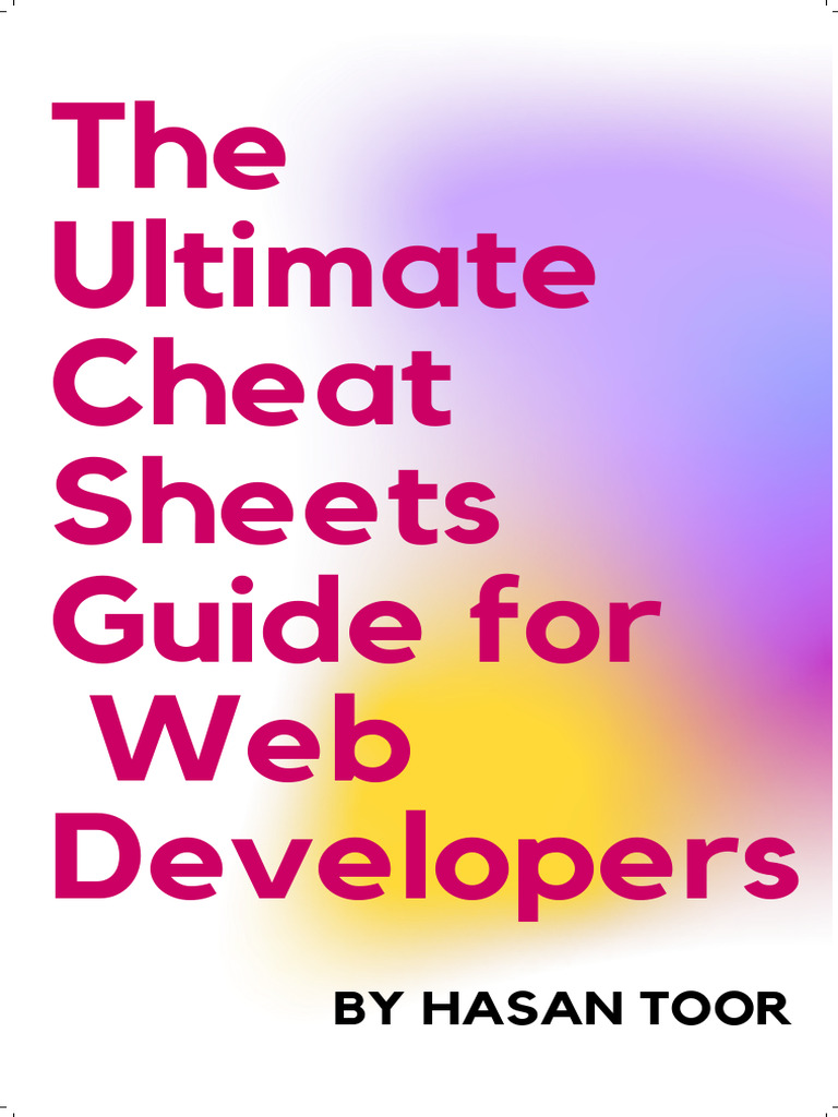 The Ultimate Cheat Sheets Guide for Web Developers.pdf | PDF image.
