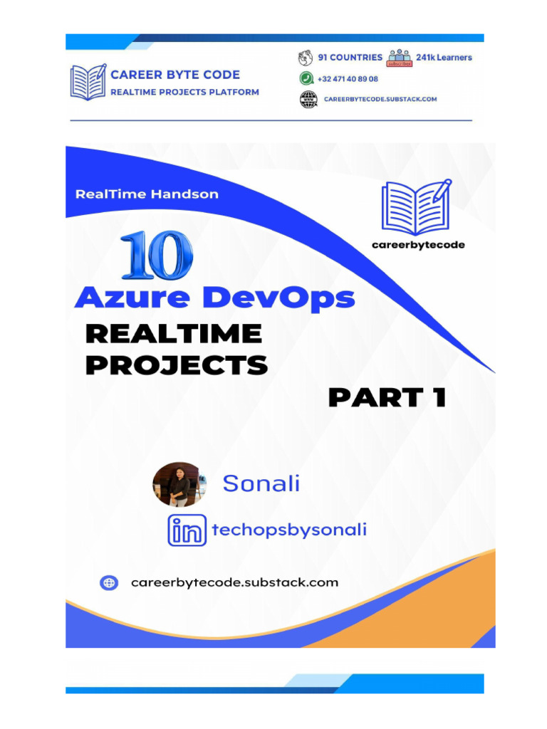 Azure DevOps Real-Time Project Guide | PDF | Microsoft Azure ...