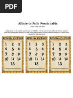 Download Articles of Faith Punch Card- Boy by Sheena Perron SN83406432 doc pdf