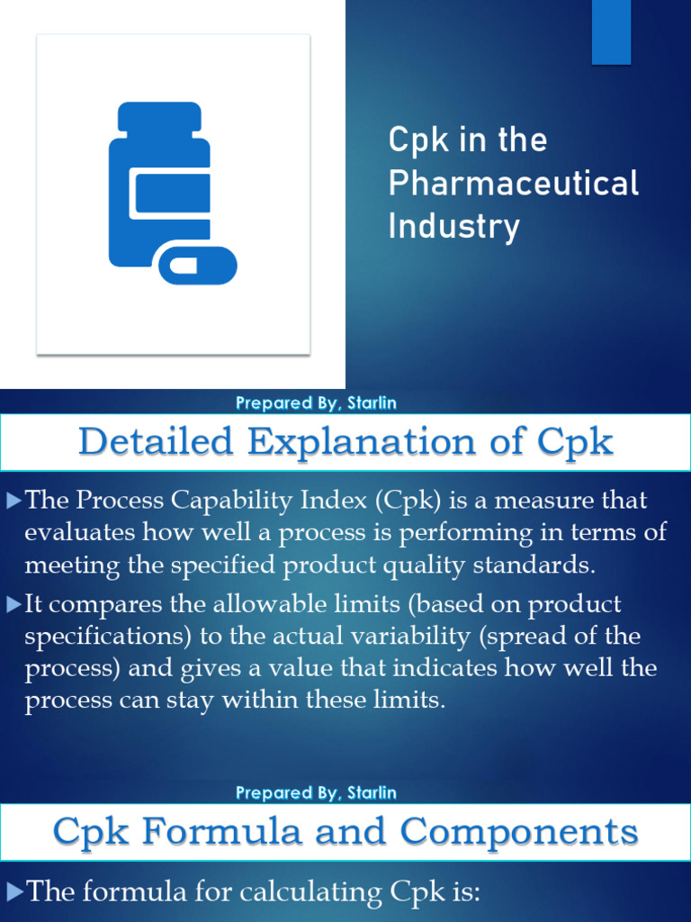 Cpk value pdf standard deviation variance