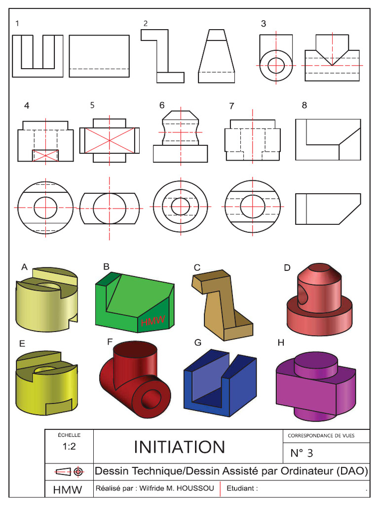 Basics Engineering Drawing HMW n3 | PDF