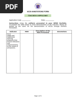 Teachers Commitment Form On PPST Indicators For Development | PDF ...