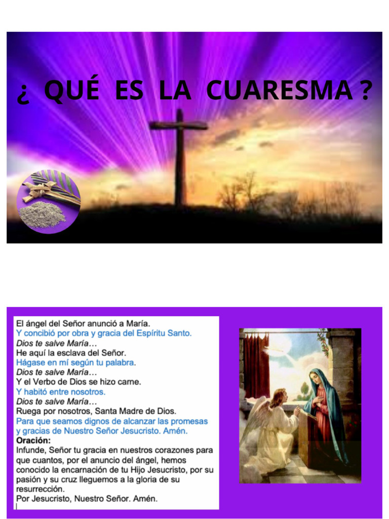 ¿ Qué Es La Cuaresma | PDF