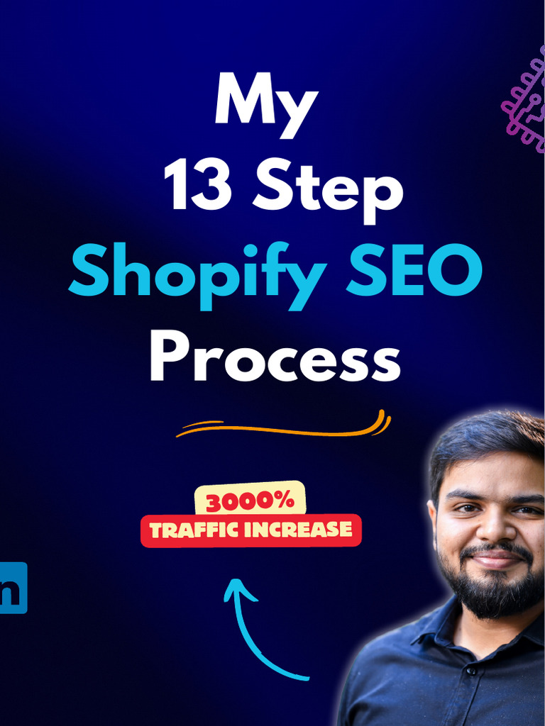 My 13 Step Shopify SEO Process (Sarvesh Shrivastava) | PDF