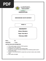 KZN Geography Grade 12 June 2025 QP and Memo | PDF