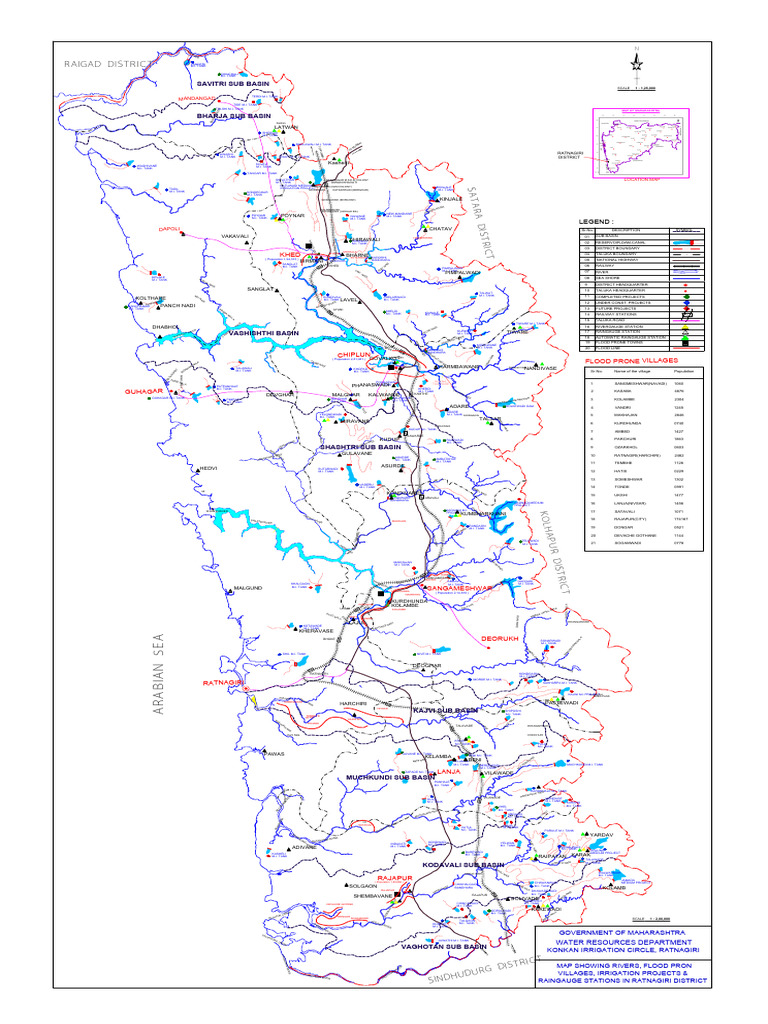 Ratnagiri District Location Map | PDF