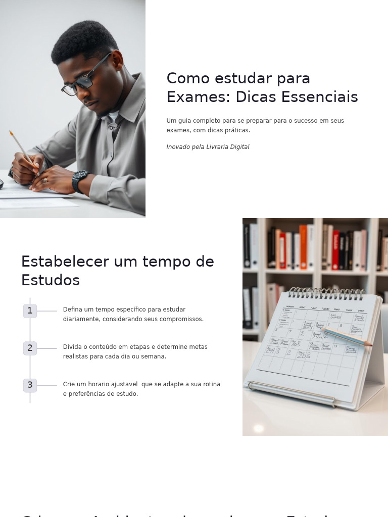 Dicas Práticas para Estudar para Exames | PDF | Tempo | Ansiedade
