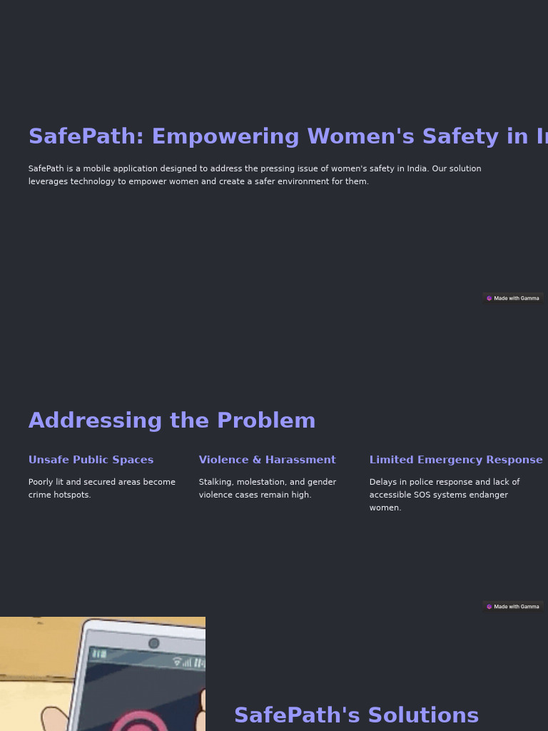 SafePath App: Enhancing Women's Safety | PDF | Scalability | Computing