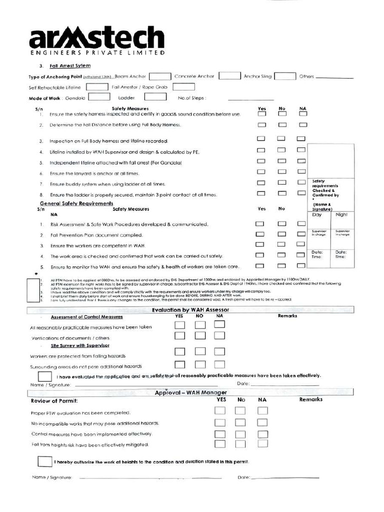 Hse Wah Permit2 | PDF
