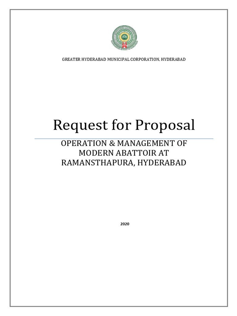 Pramnaspuraslaughterhouse | PDF | Slaughterhouse | Request For Proposal