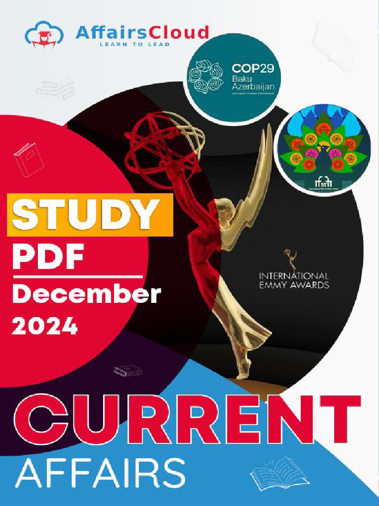 Current Affairs English Study PDF - December 2024 by AffairsCloud 1 ...