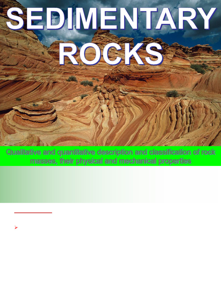 Understanding Sedimentary Rocks Formation | PDF | Rock (Geology ...