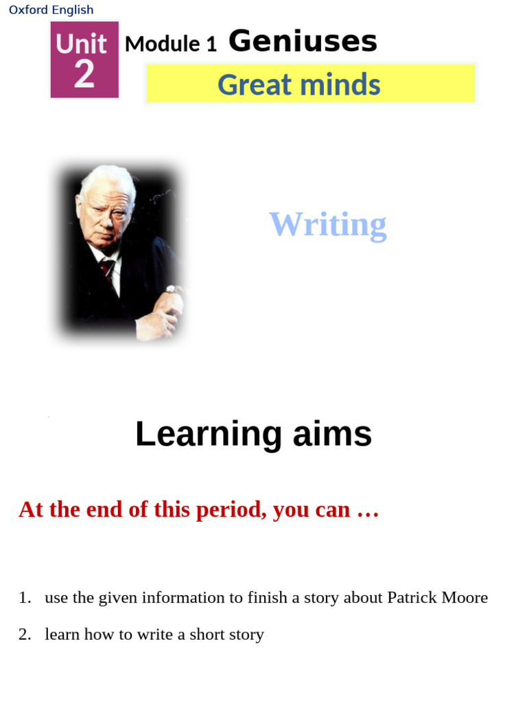 Unit+2+Great+minds-Writing+课件+2022-2023学年牛津深圳版（广州沈阳通用）九年级英语上册 | PDF ...