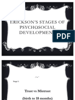 Erickson’s Stages of