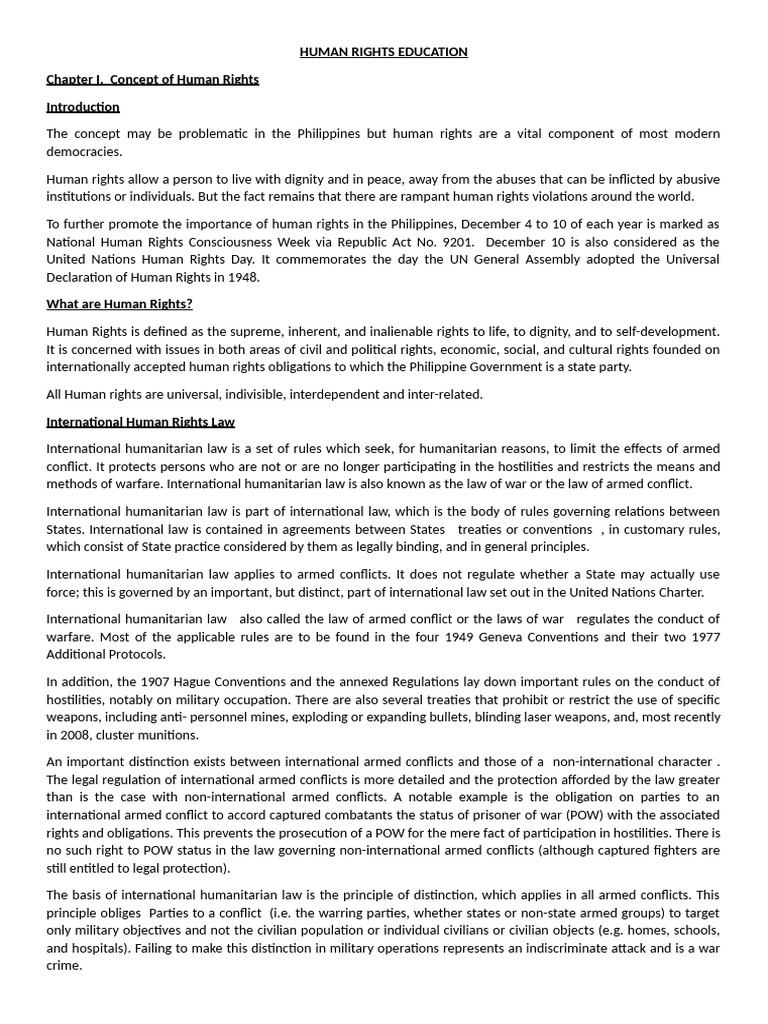 Understanding Human Rights Concepts | PDF | Human Rights ...