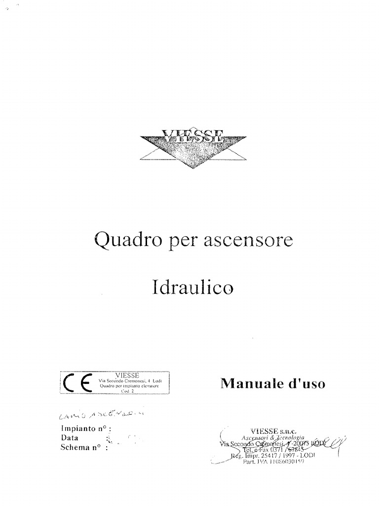 Schema Imp Idraulico VIESSE | PDF