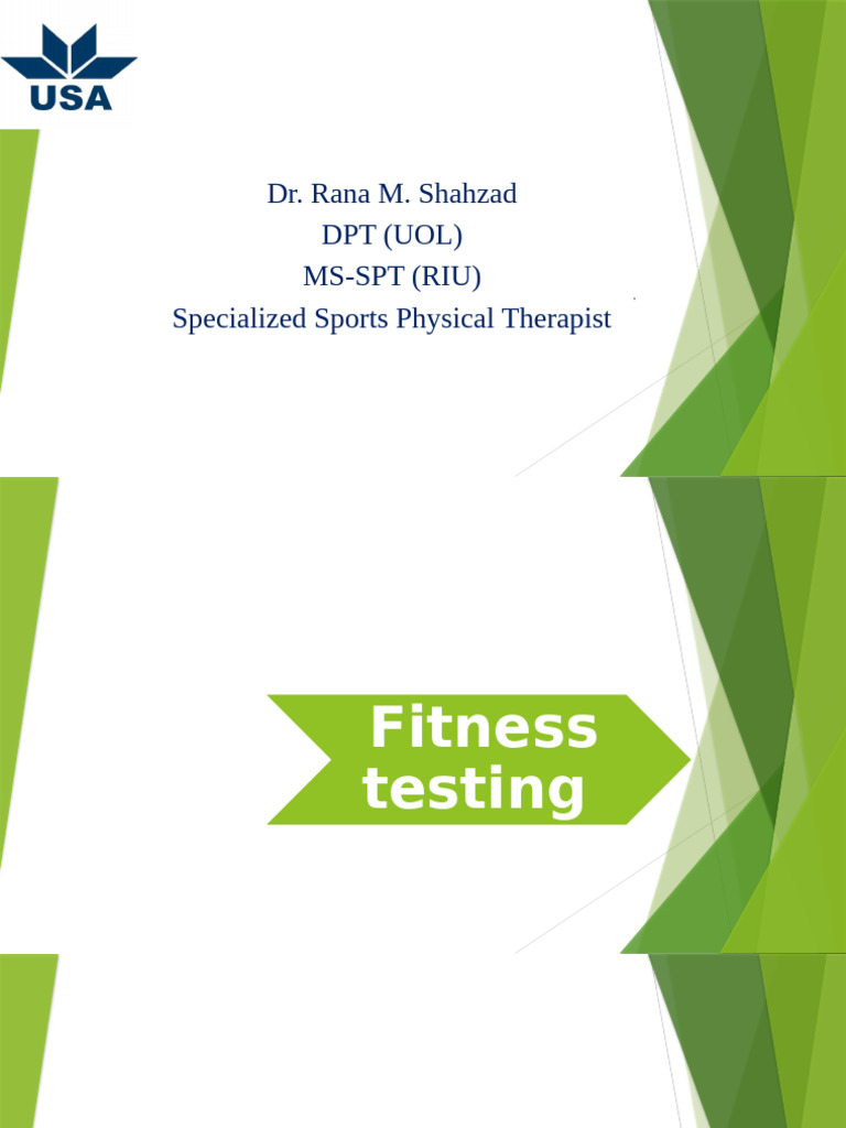 Fitness Testing Tests | PDF | Physical Fitness | Force