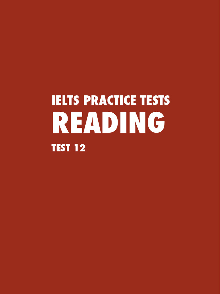 IELTS Practice Test 12 Reading Ac | PDF | Koine Greek | Copyright