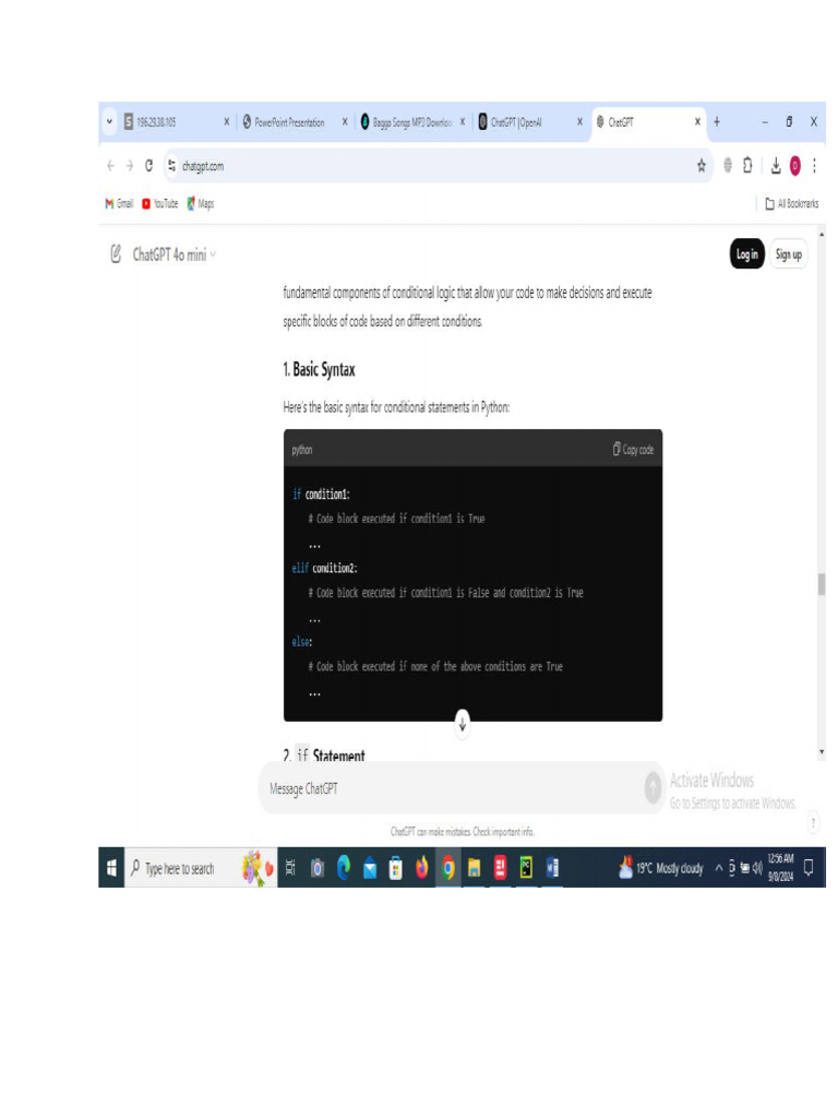 If Elif And Else Statements Notes Pdf