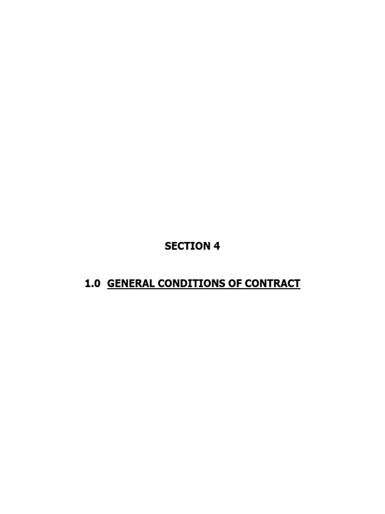 General Conditions of Contract Explained | PDF | Insurance | Employment