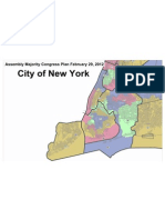New York City Congressional District Map Proposed Feb. 29, 2012, by Democrats in The New York State Assembly