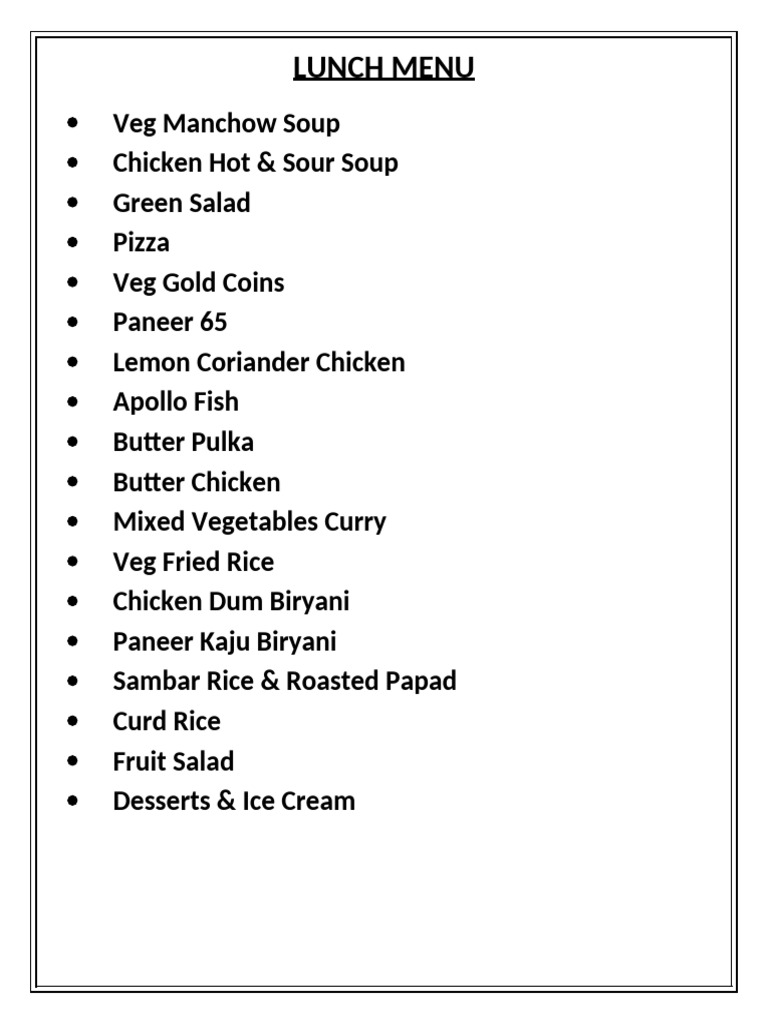 food-menu-pdf