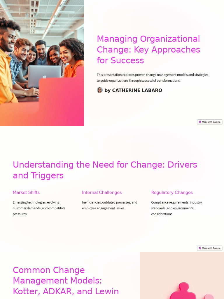 Effective Change Management Strategies | PDF | Change Management ...