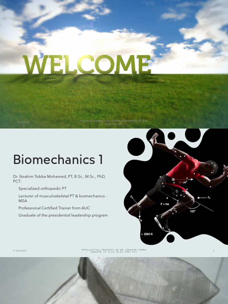 Understanding Biomechanics Principles | PDF | Force | Kinematics