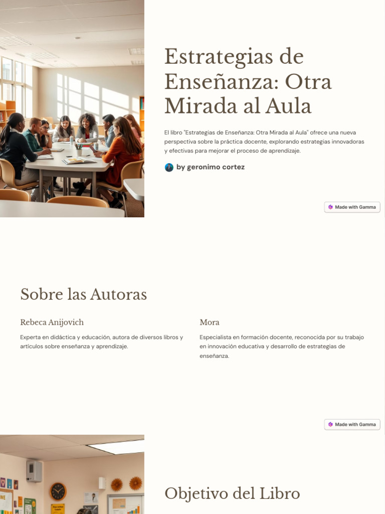 Estrategias de Ensenanza Otra Mirada Al Aula | PDF | Enseñando ...