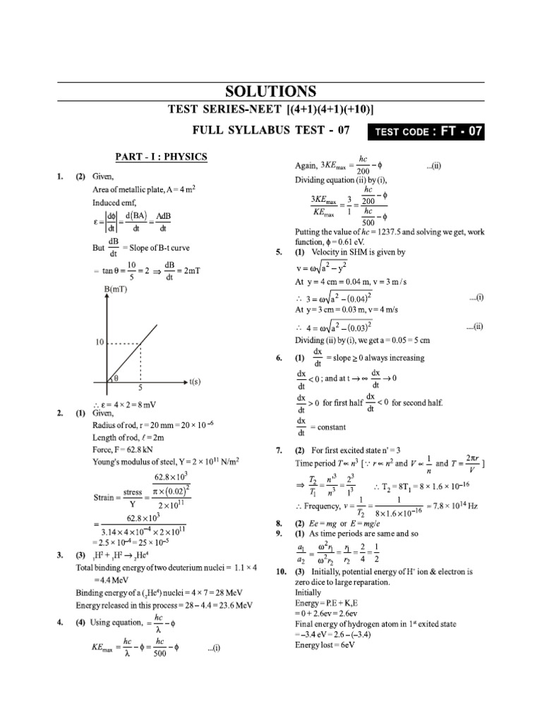 Full Test-7 | PDF