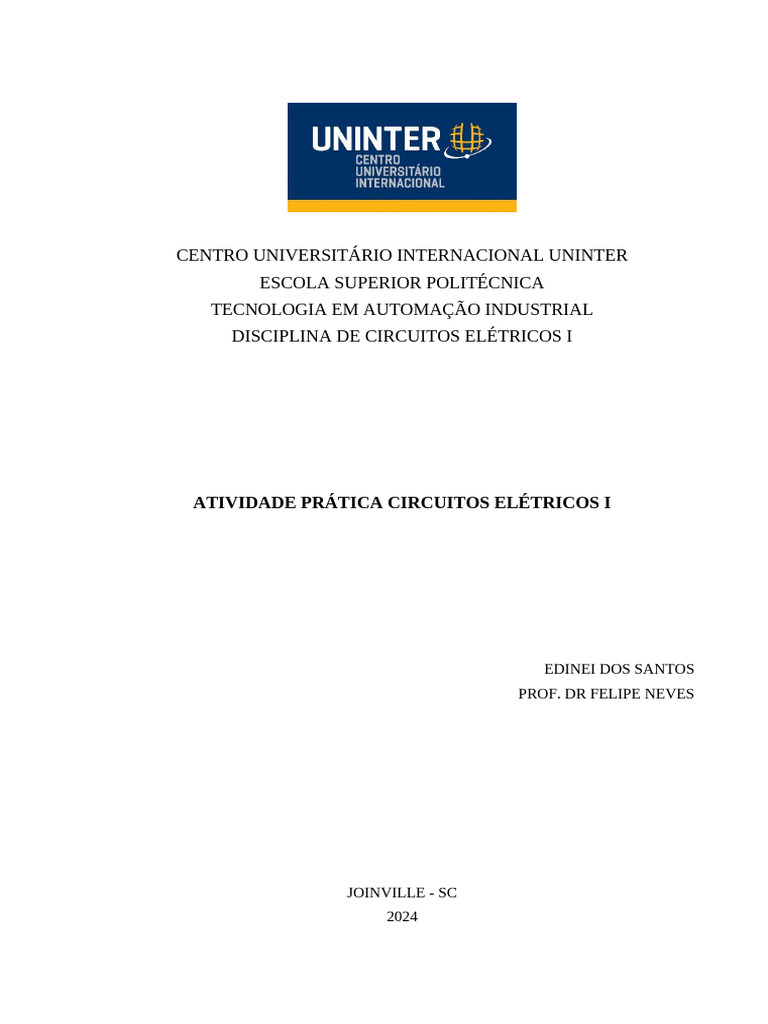 Análise Prática de Circuitos Elétricos | PDF | Rede elétrica | Eletricidade