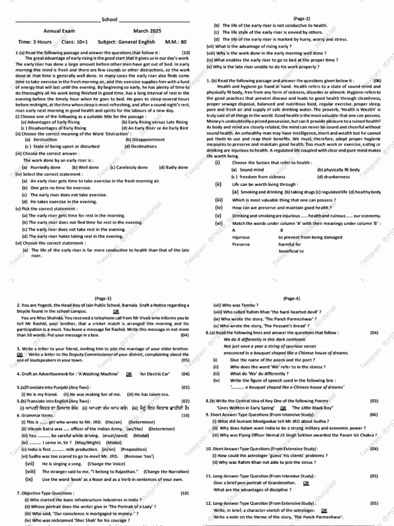 Advantages of Early Rising and Health | PDF | Linguistics