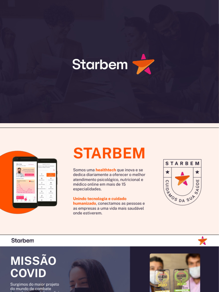 Starbem: Saúde Mental e Nutricional Online | PDF
