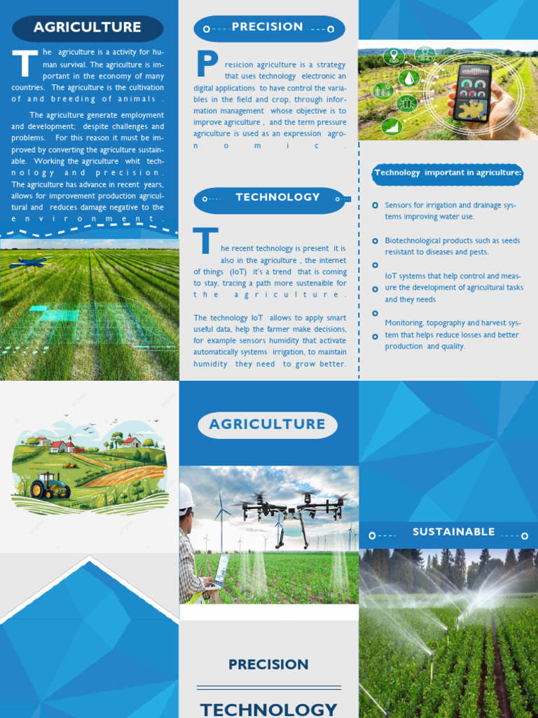 Precision Agriculture Brochure | PDF | Agriculture | Internet Of Things