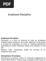 Example Disciplinary Code | PDF
