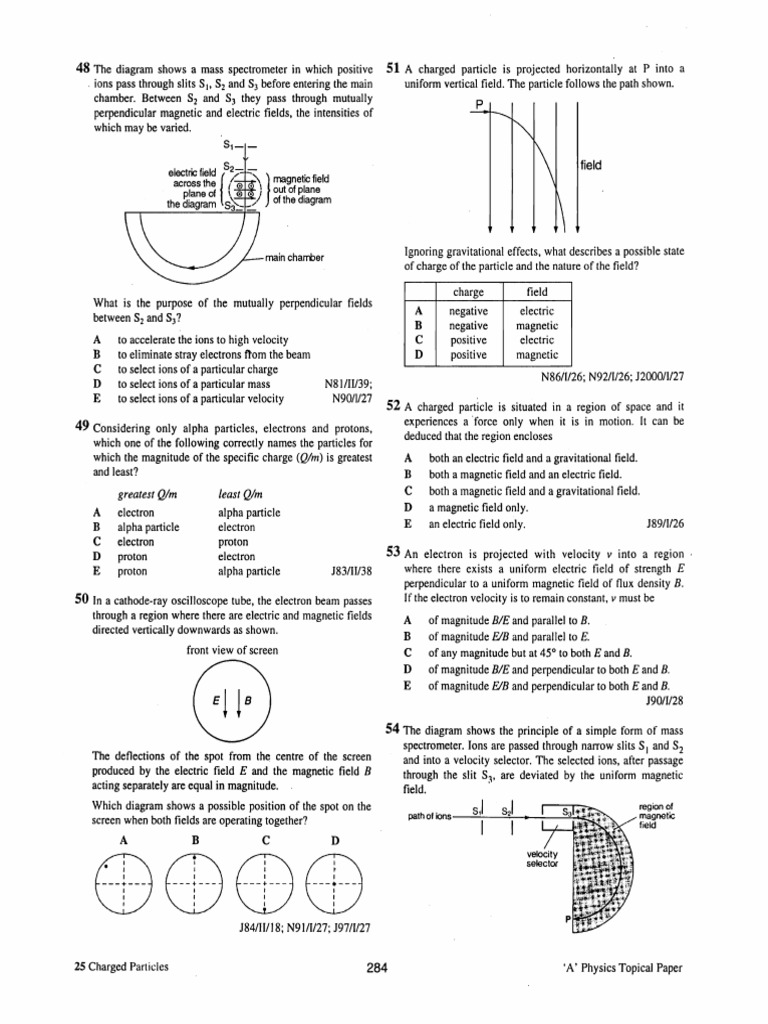 A25 - Charged - Particles (Dragged) 8 | PDF | Electron | Magnetic Field