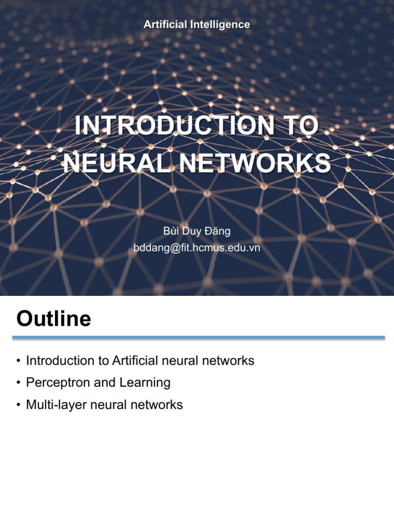 Introduction to Neural Networks Basics | PDF | Artificial Intelligence ...