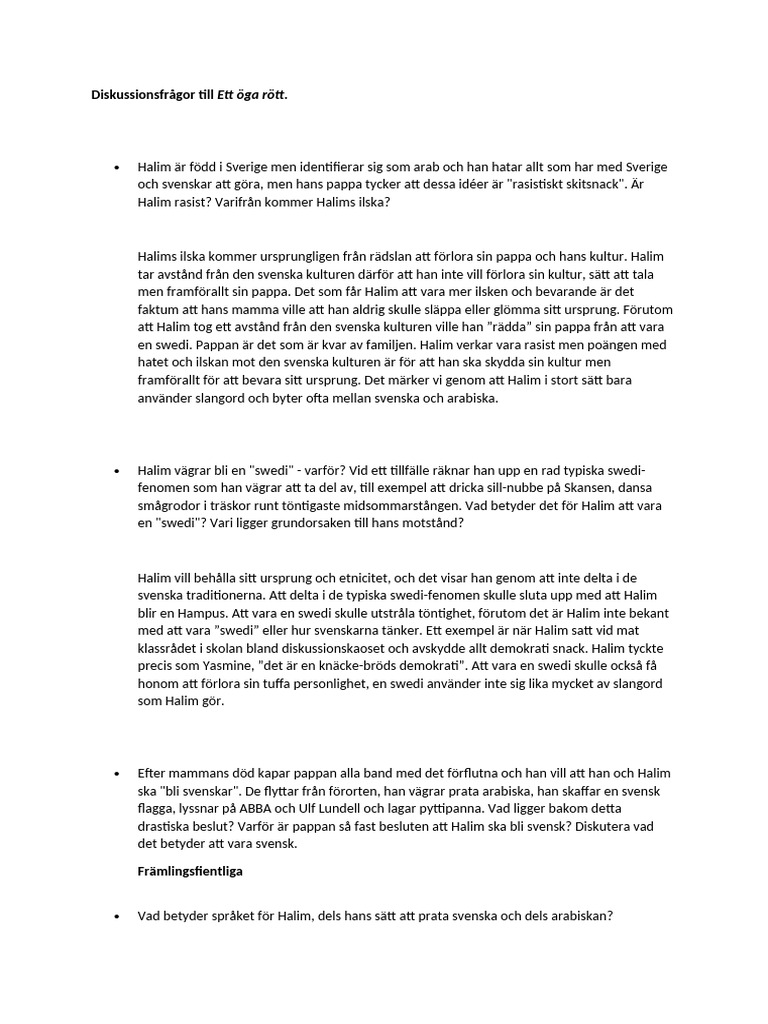 Ett Öga Rött | PDF