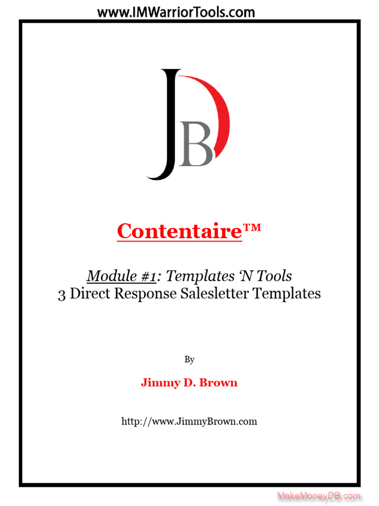 3 Direct Response Salesletter Templates | PDF
