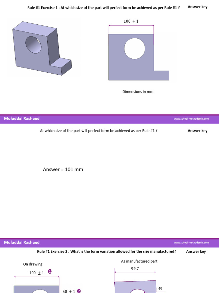 Rule+1+Exercises+ +Answer+Key | PDF