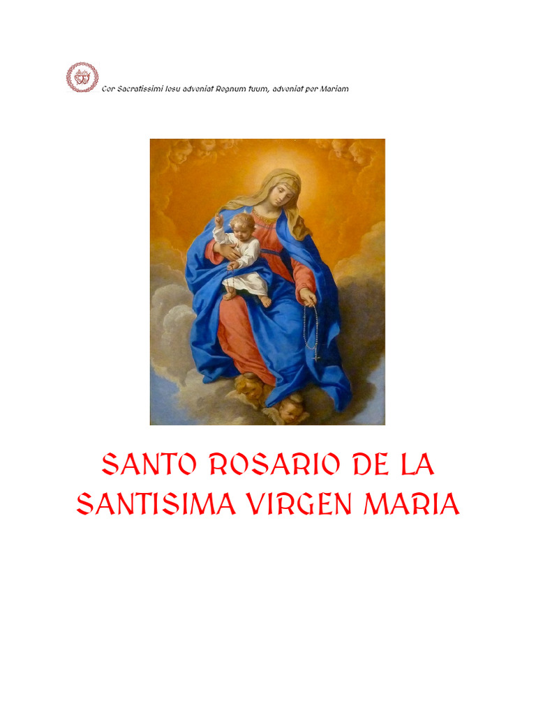 Santo Rosario | PDF | María, madre de Jesús | orador del Señor
