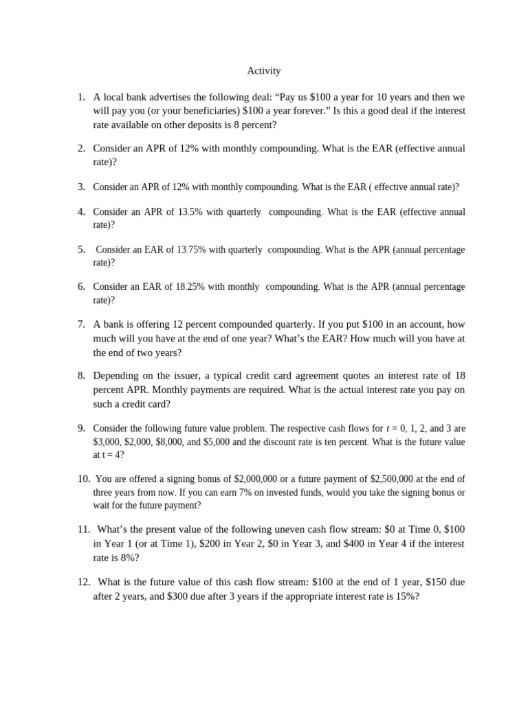 TVM 3 | PDF
