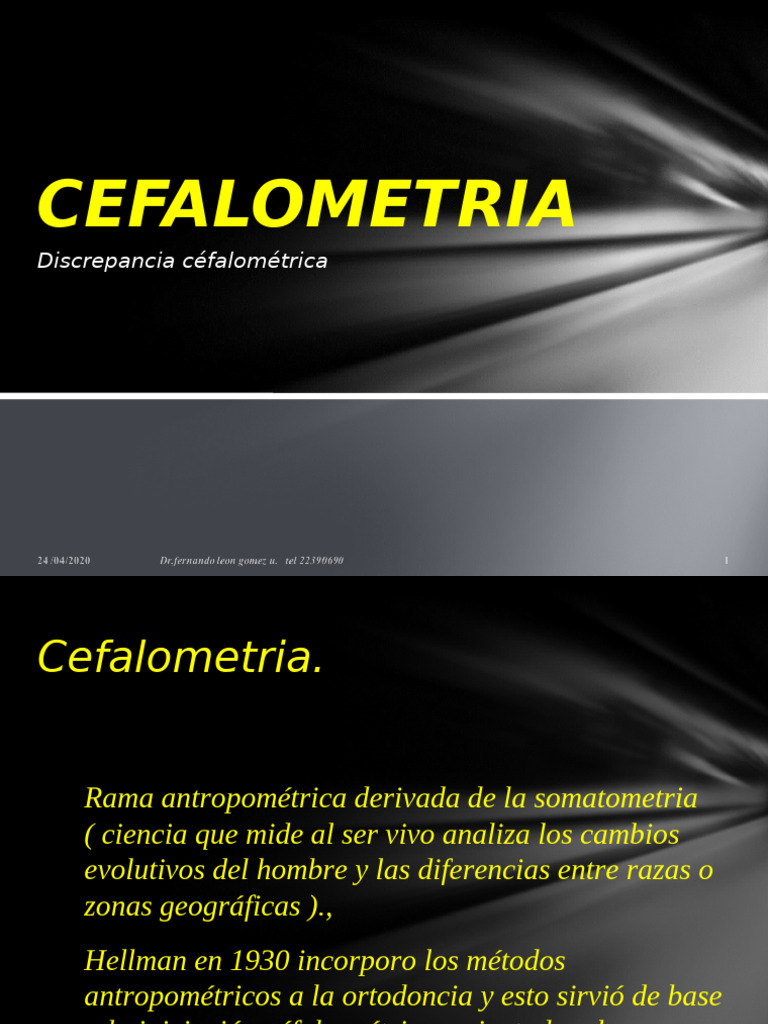 Discrepancia Céfalométrica en Ortodoncia | PDF