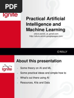 Practical Artificial Intelligence and Machine Learning