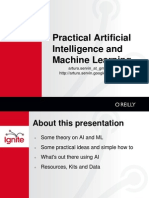 Practical Artificial Intelligence and Machine Learning